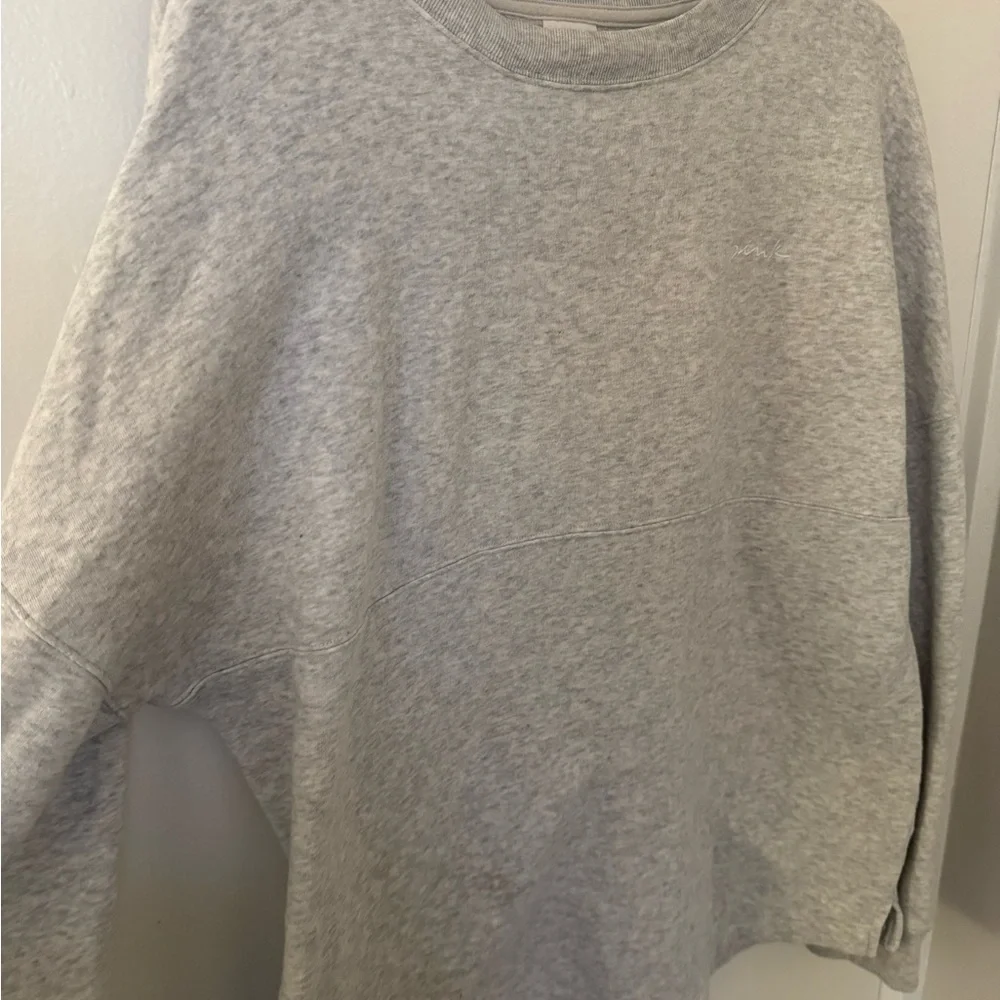PINK Victoria's Secret Heather Gray Sweatshirt - Picture 2 of 4